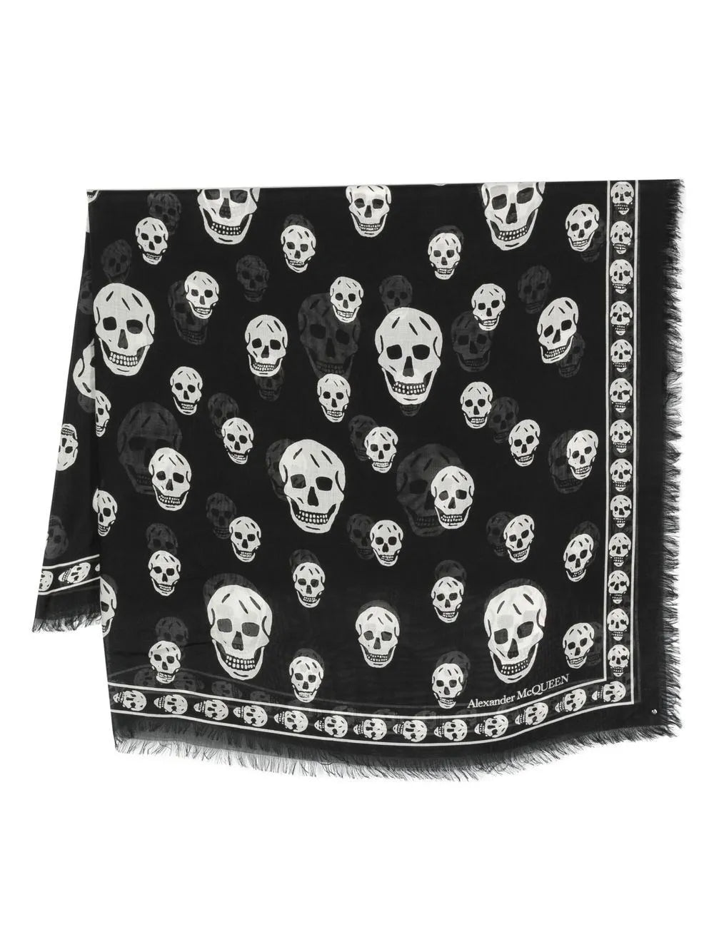 Alexander McQueen skull print scarf