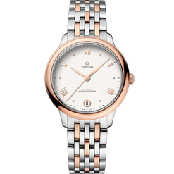 omega de ville prestige stainless steel & 18k sedna?gold lady's watch_7