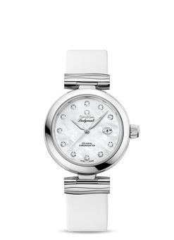 omega de ville co-axial master chronometer stainless steel & diamonds lady's watch_1