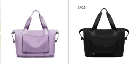 Women’s Foldable Gym Bag – Large Capacity Travel & Yoga Tote Bag