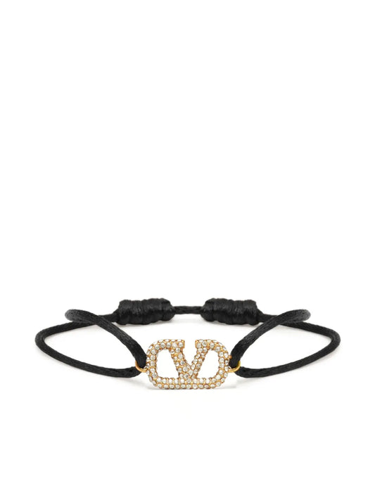 Valentino Garavani VLogo Signature crystal embellished bracelet