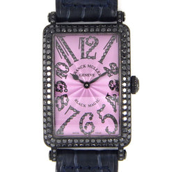 franck muller long isand black magic diamond lady's watch