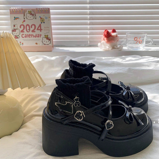 French Style All-matching Mary Jane Shoes Women
