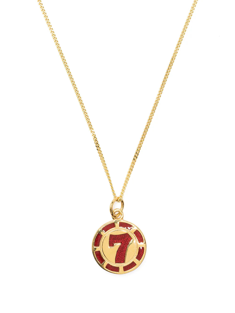 True Rocks Vegas 7 poker chip pendant necklace