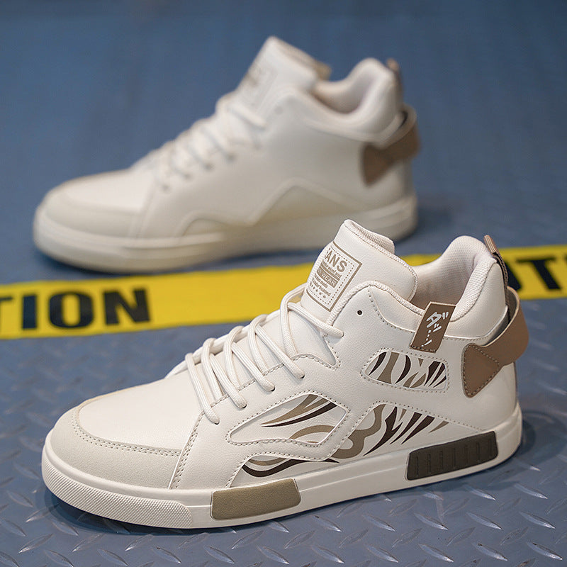 Men’s High-Top Sports Shoes – Plus Size Student Sneakers