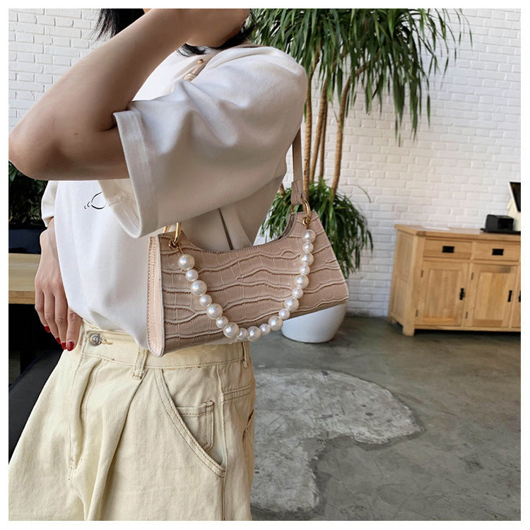 Summer Pearl Tide Korean Style All-Match Shoulder Bag for Women