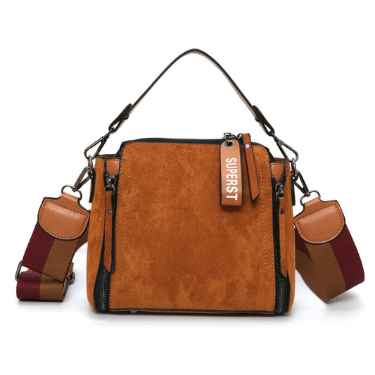 Korean Version Versatile Frosted One-Shoulder Messenger Bag for Women