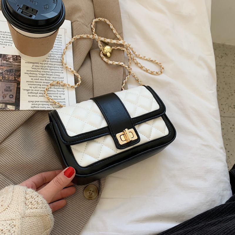 Lingge Small One-Shoulder Armpit Bag – Fashion Handbag for Women