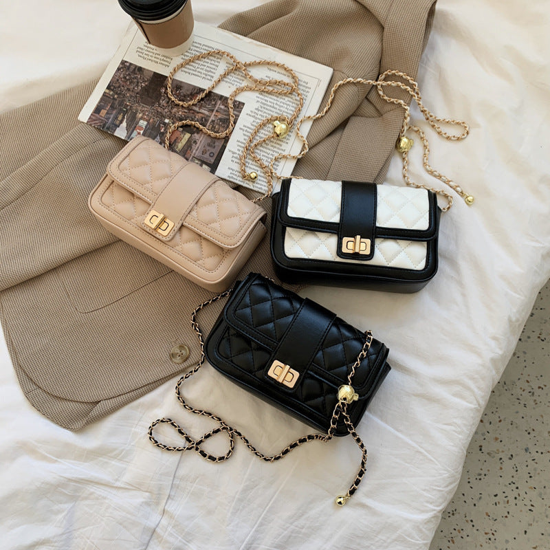 Lingge Small One-Shoulder Armpit Bag – Fashion Handbag for Women