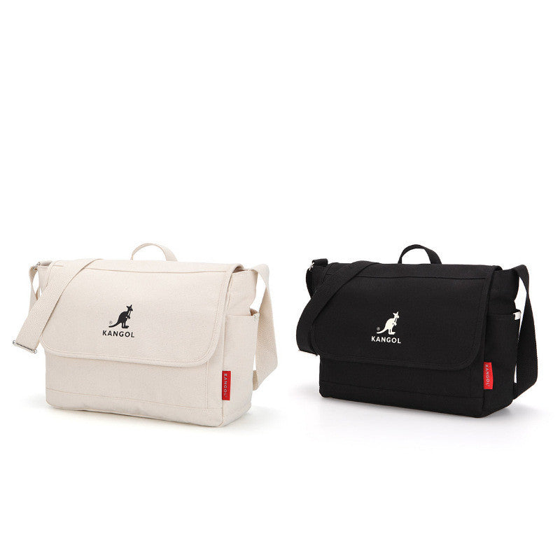 Women’s Canvas Kangaroo Bag – Trendy One-Shoulder Crossbody Tote
