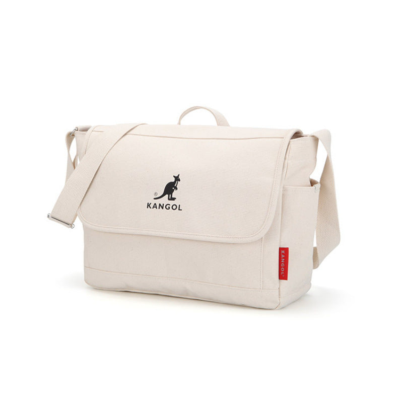 Women’s Canvas Kangaroo Bag – Trendy One-Shoulder Crossbody Tote