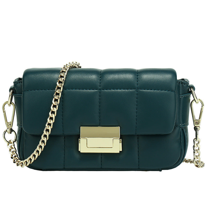 Small Green Rhombus Square Bag – Fragrant Wind Style