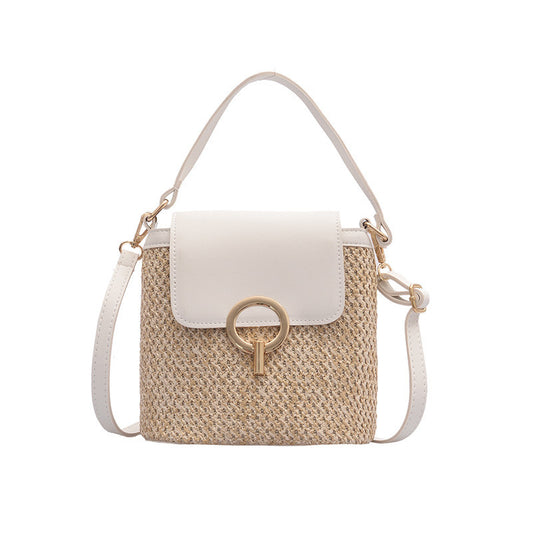 Women’s Hand-Knitted Straw Bag – Fashion Summer Handbag