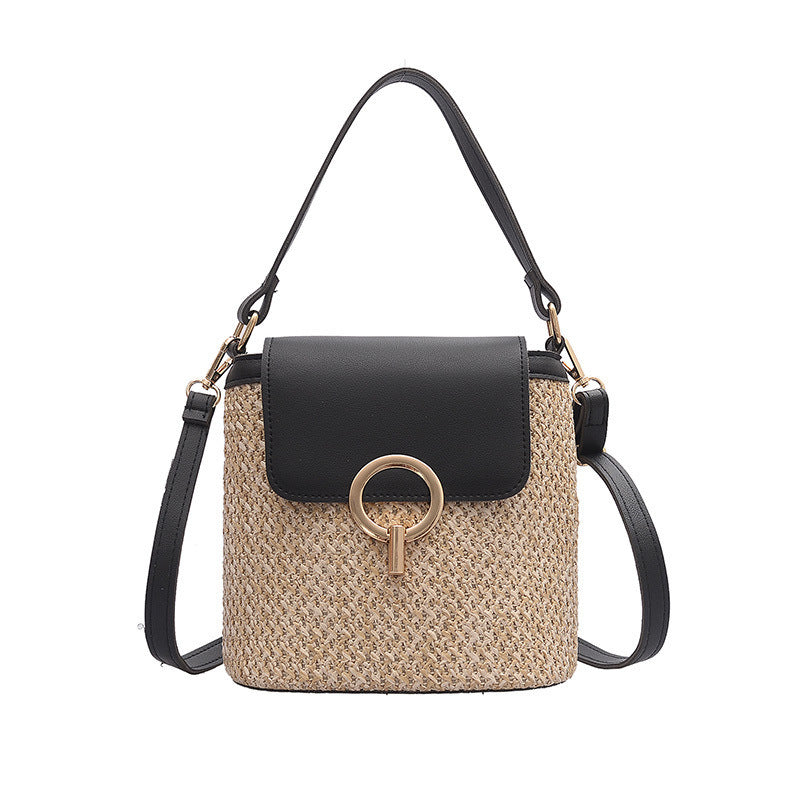 Women’s Hand-Knitted Straw Bag – Fashion Summer Handbag