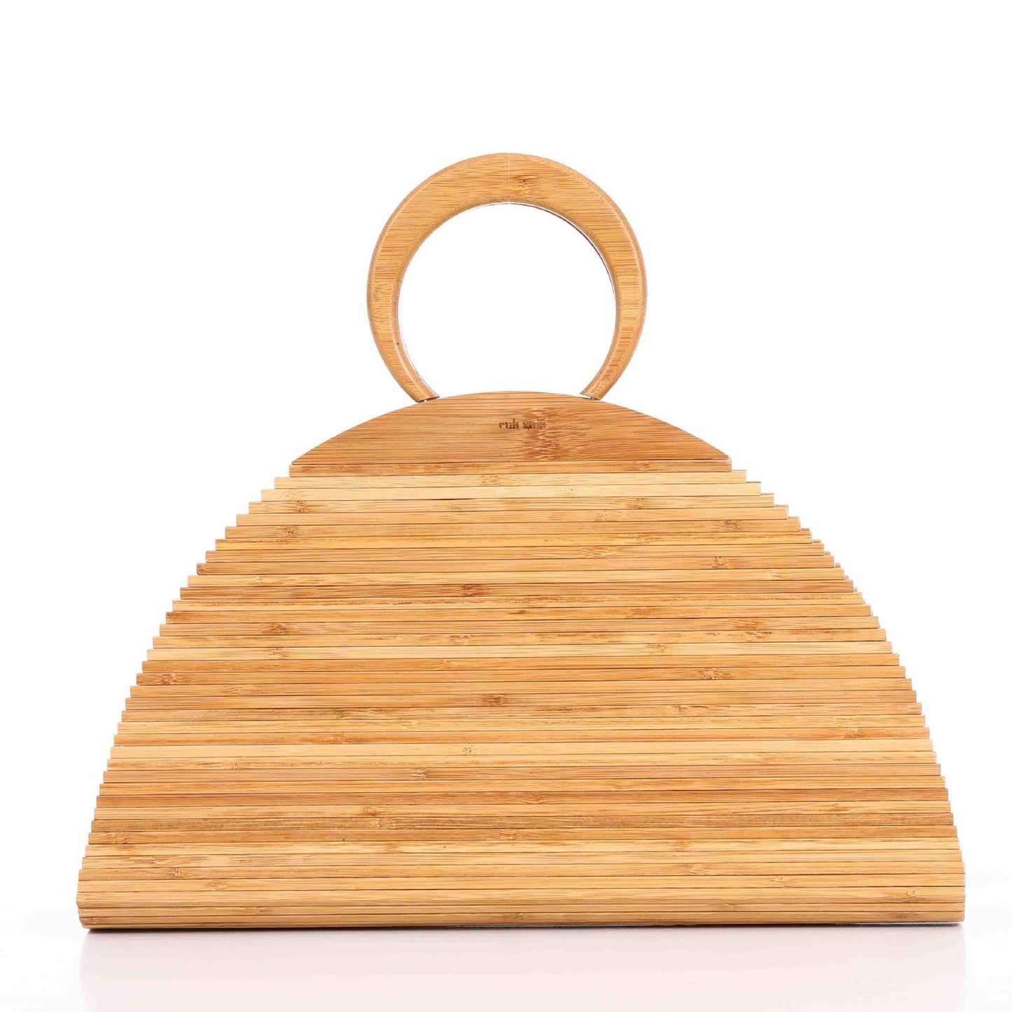 Women’s Bamboo Handbag – Hand-Woven Natural Clutch Bag
