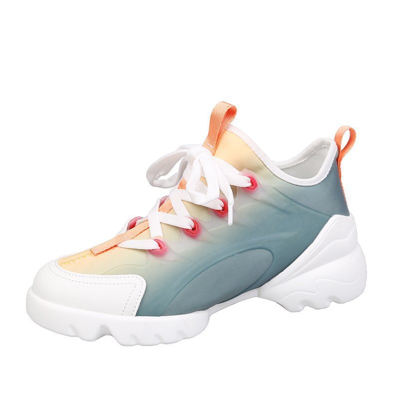 Black Samurai Sneakers Women Korean Style Platform Women's Shoes