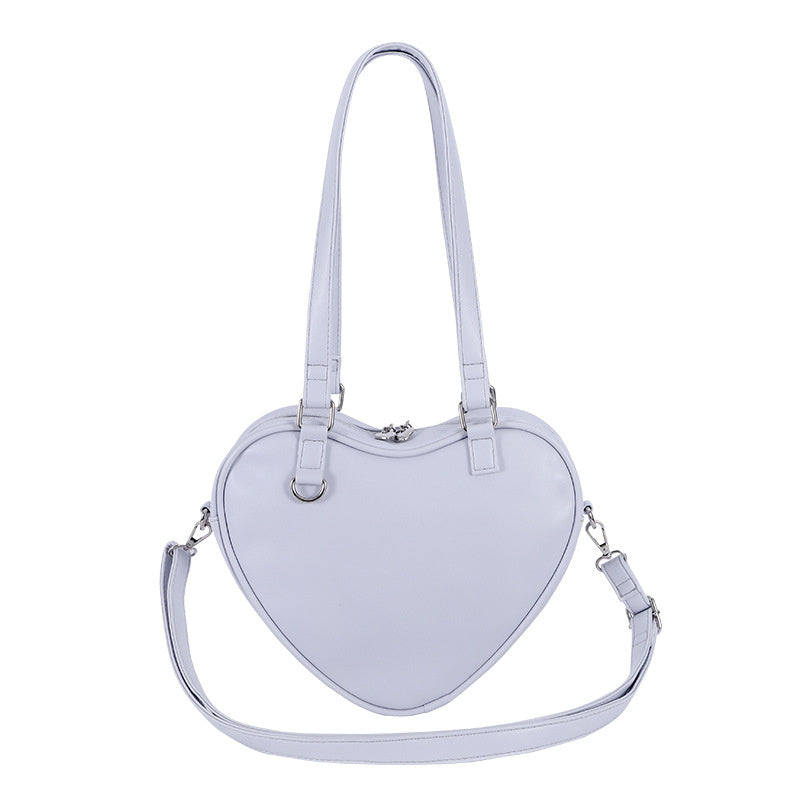 Women’s Love Hand Shoulder Bag – Small Pancake Style Messenger Bag