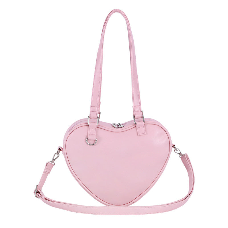 Women’s Love Hand Shoulder Bag – Small Pancake Style Messenger Bag