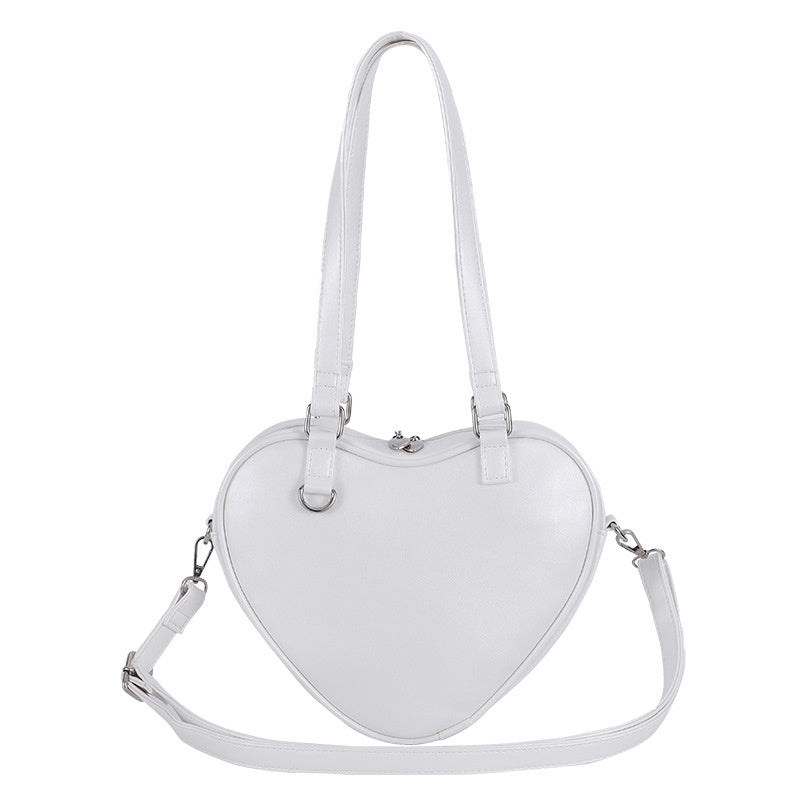 Women’s Love Hand Shoulder Bag – Small Pancake Style Messenger Bag