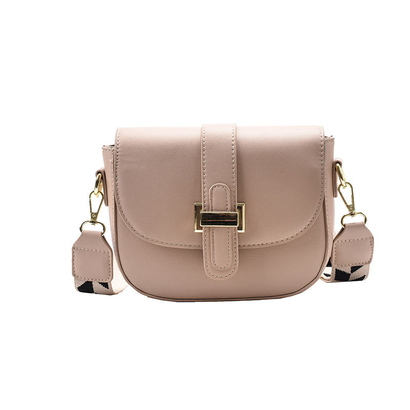 Classic Fashion Saddle Bag | Simple Design Versatile Shoulder Purse