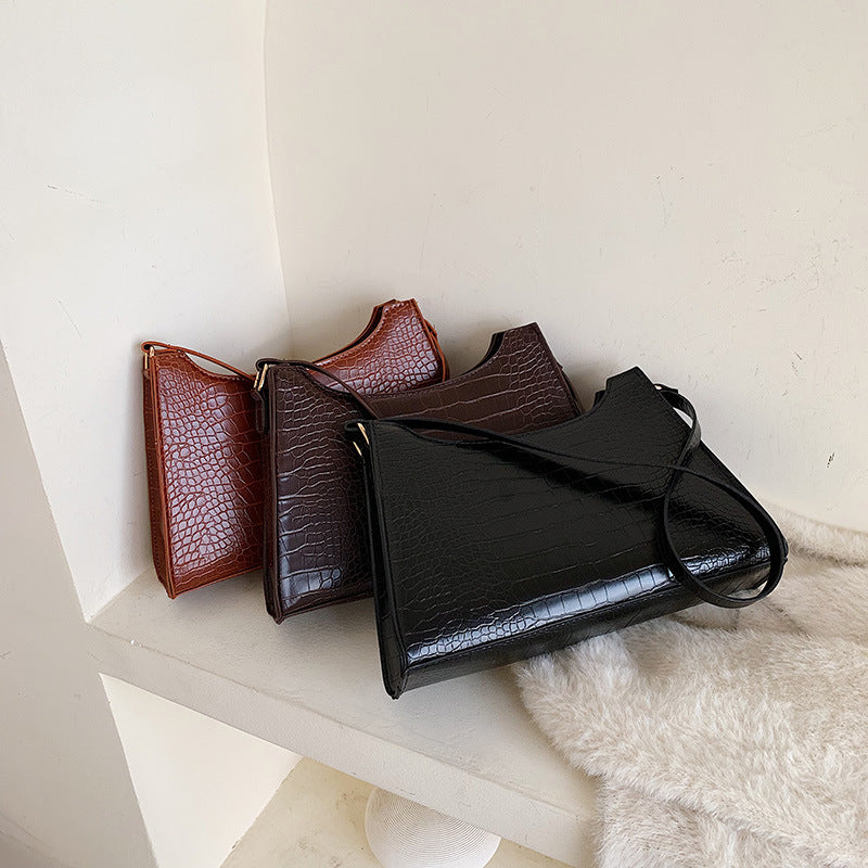 Stylish Pattern Shoulder Bag for Women | Winter Fashion Diagonal Crossbody