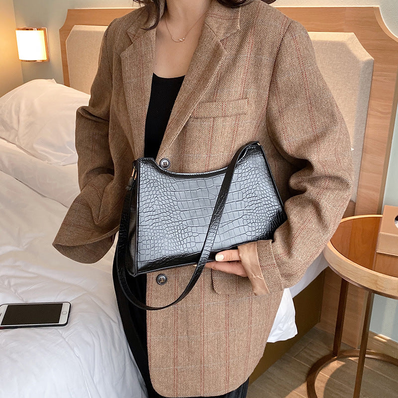 Stylish Pattern Shoulder Bag for Women | Winter Fashion Diagonal Crossbody