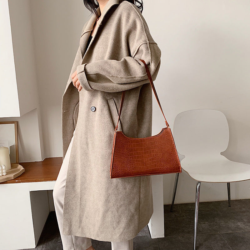 Stylish Pattern Shoulder Bag for Women | Winter Fashion Diagonal Crossbody