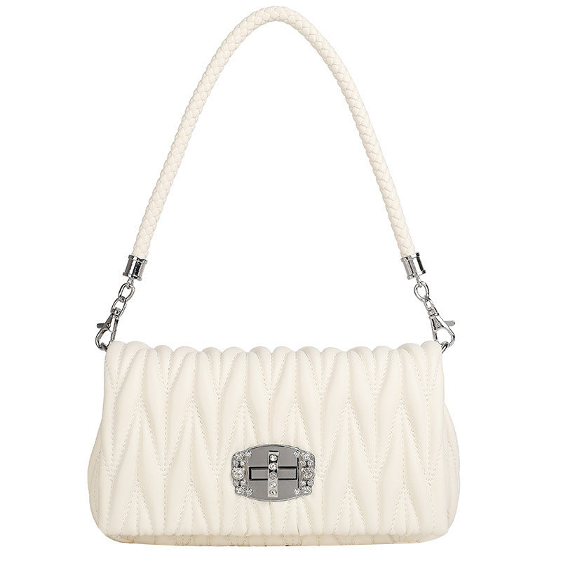 Luxury Genuine Leather Armpit Bag for Women | Trendy Chain One-Shoulder Messenger Bag