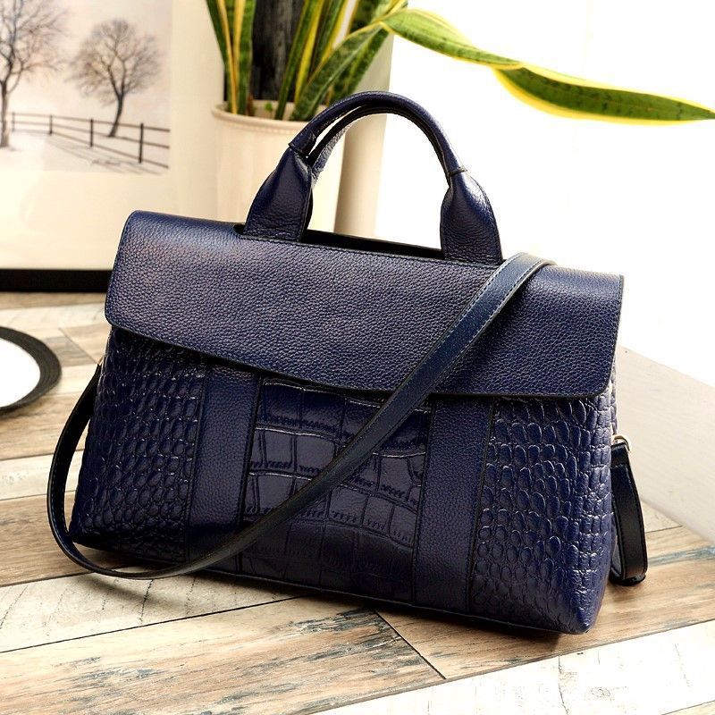 Women's Leather Pattern Handbag – Large Capacity Fashion Shoulder & Messenger Bag