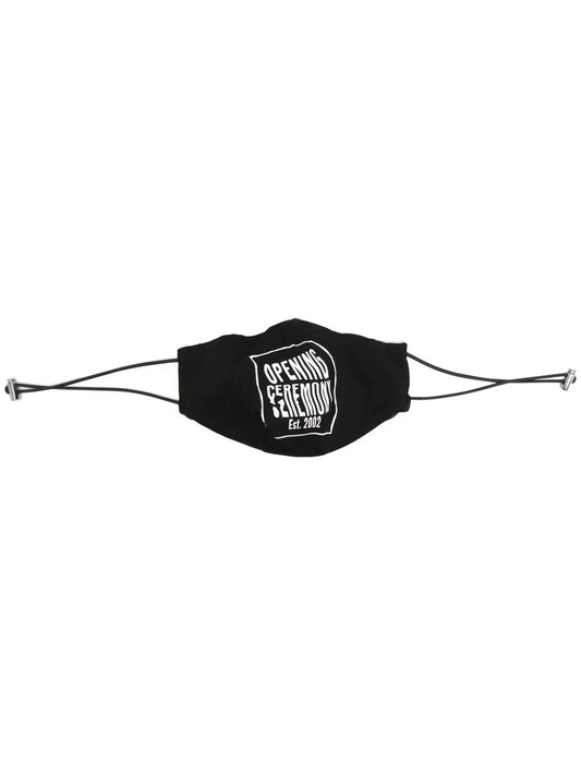 Opening Ceremony warped logo lanyard face mask