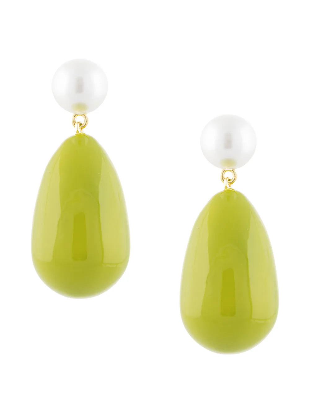 Eshvi oval drop earrings