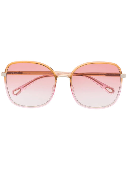 Chloé Eyewear Franky oversized square frame sunglasses