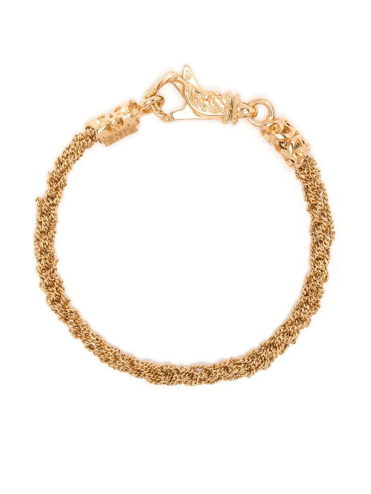 Emanuele Bicocchi slim braided bracelet
