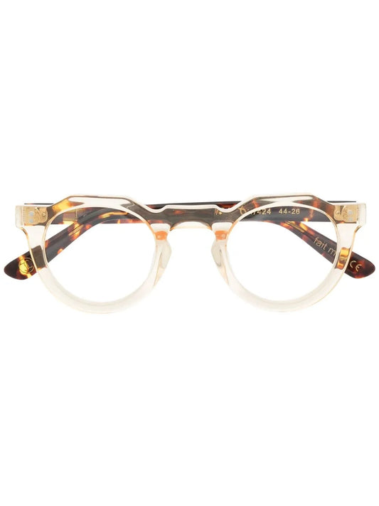 Lesca Pica round frame glasses