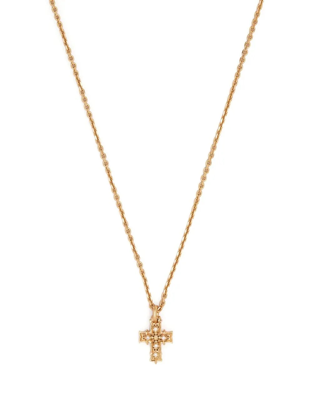 Emanuele Bicocchi diamond cross pendant necklace