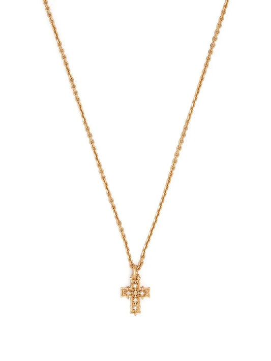 Emanuele Bicocchi diamond cross pendant necklace