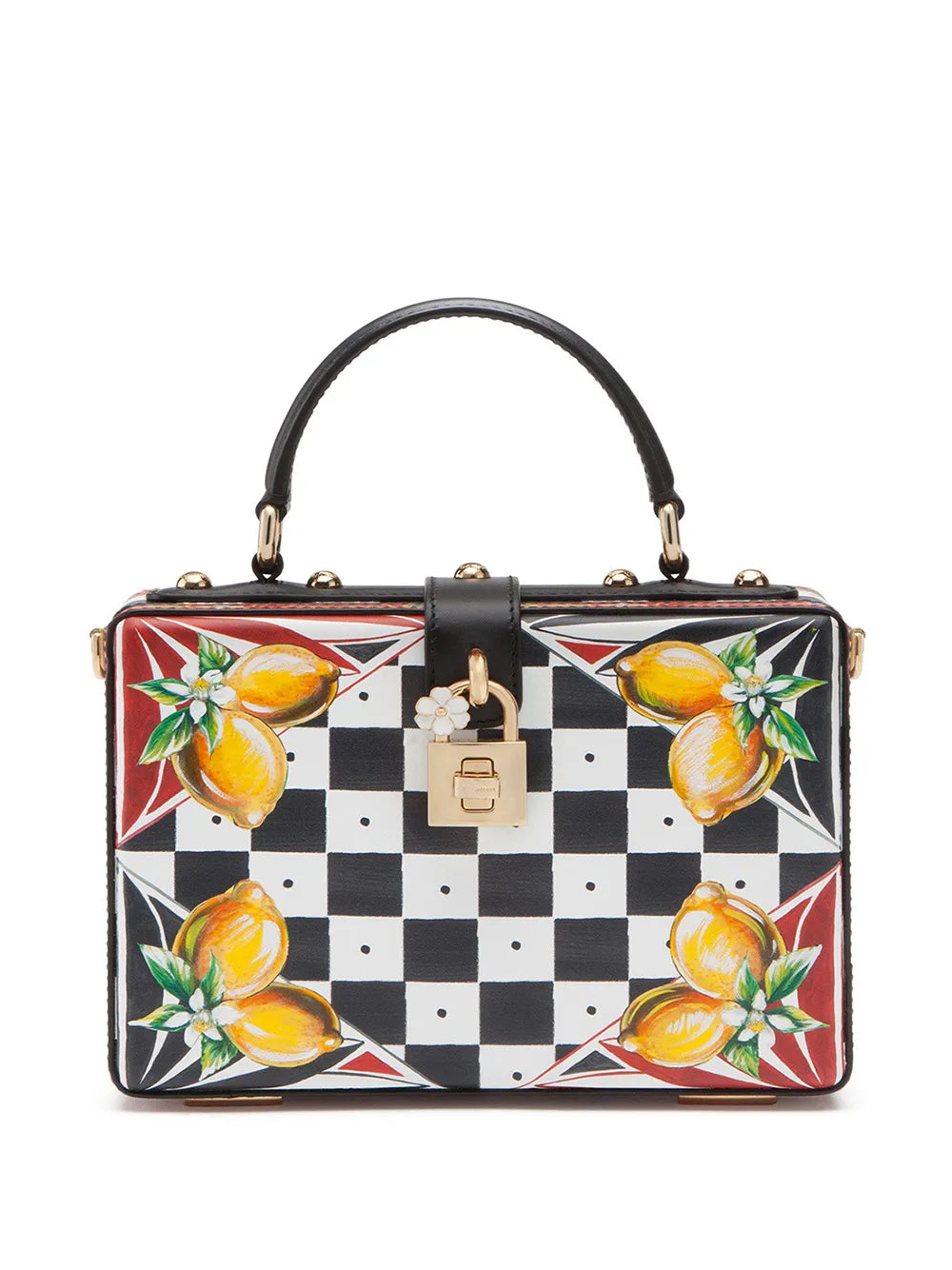 Dolce & Gabbana Dolce Box Carretto print top handle bag