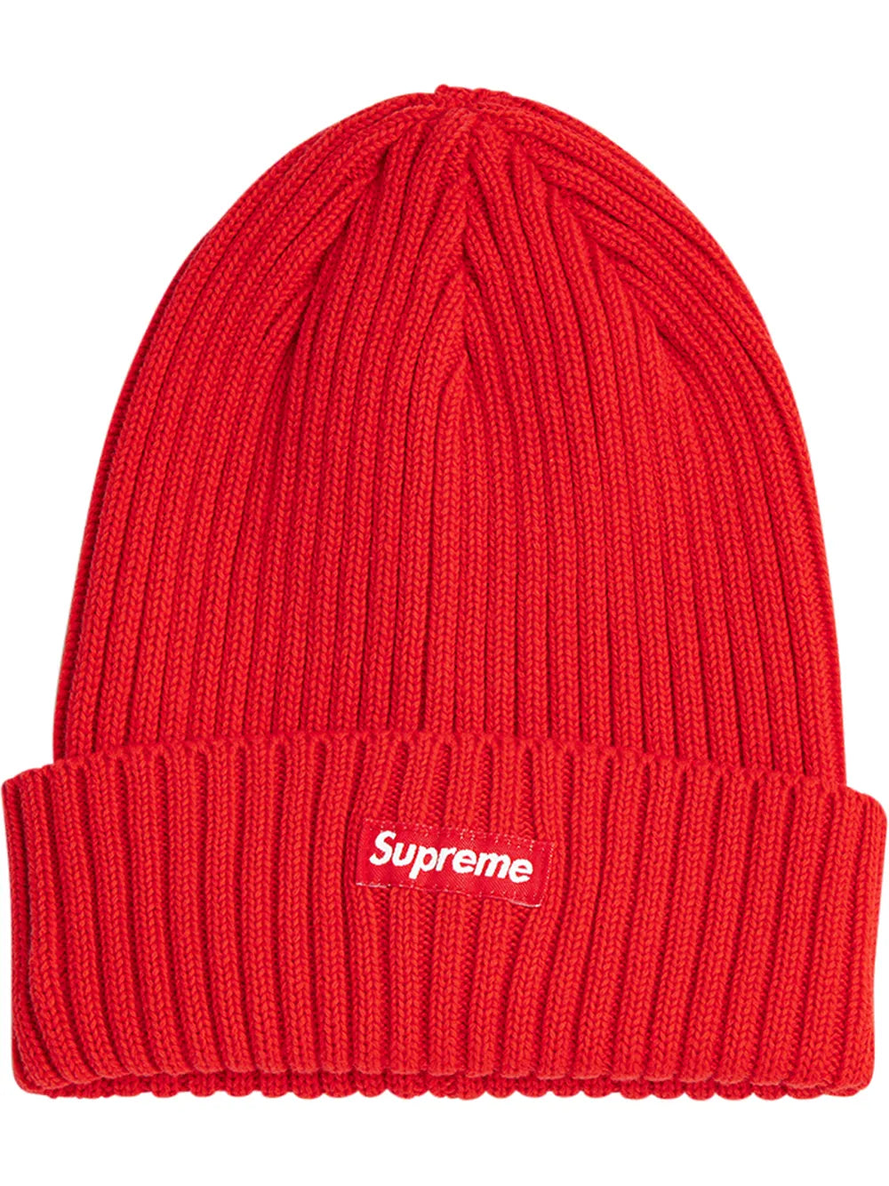 Supreme logo patch overdyed beanie