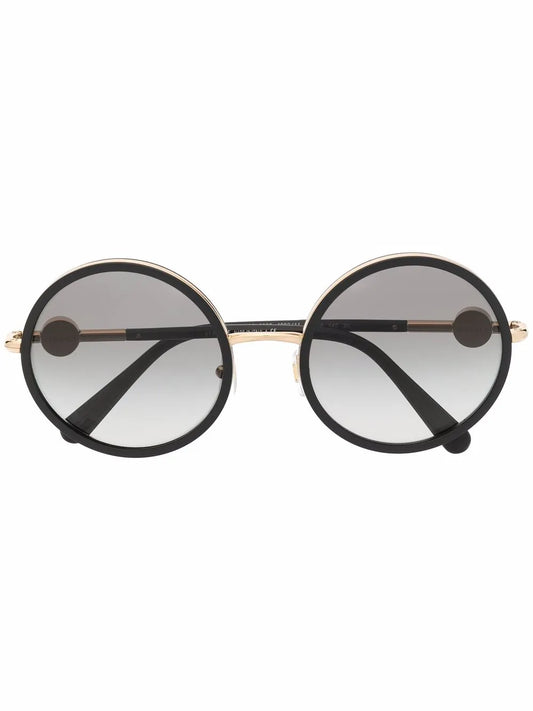 Versace Eyewear Medusa round frame glasses