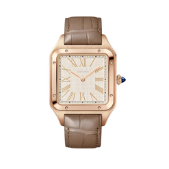 cartier santos-dumont 18k rose gold men's watch