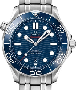 omega seamaster diver stainless steel & ceramic men's watch_5