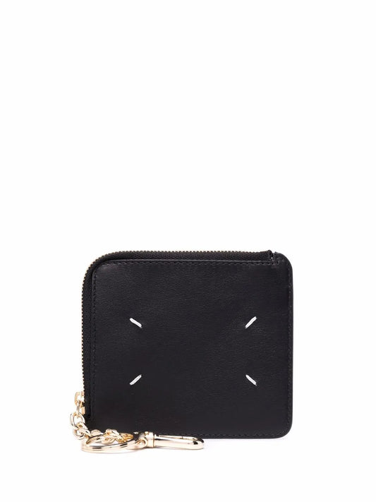 Maison Margiela logo print leather wallet