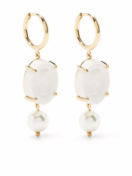 Simone Rocha porcelain drop earrings