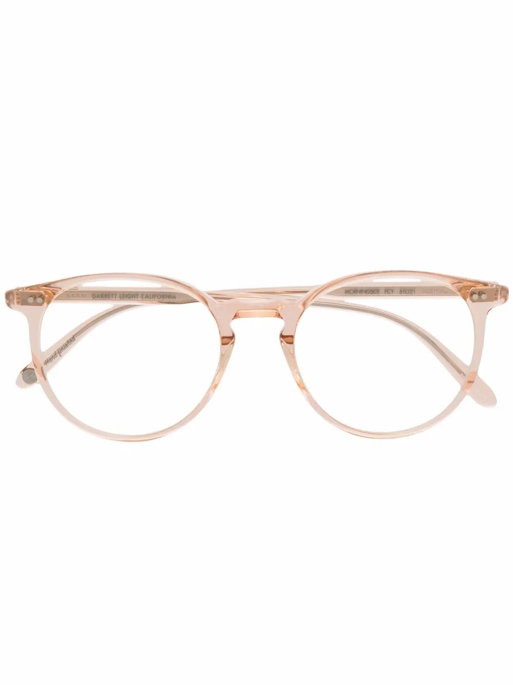 Garrett Leight round frame glasses