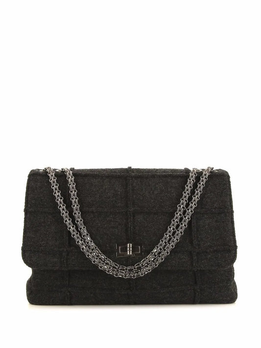 CHANEL panelled 2.55 shoulder bag