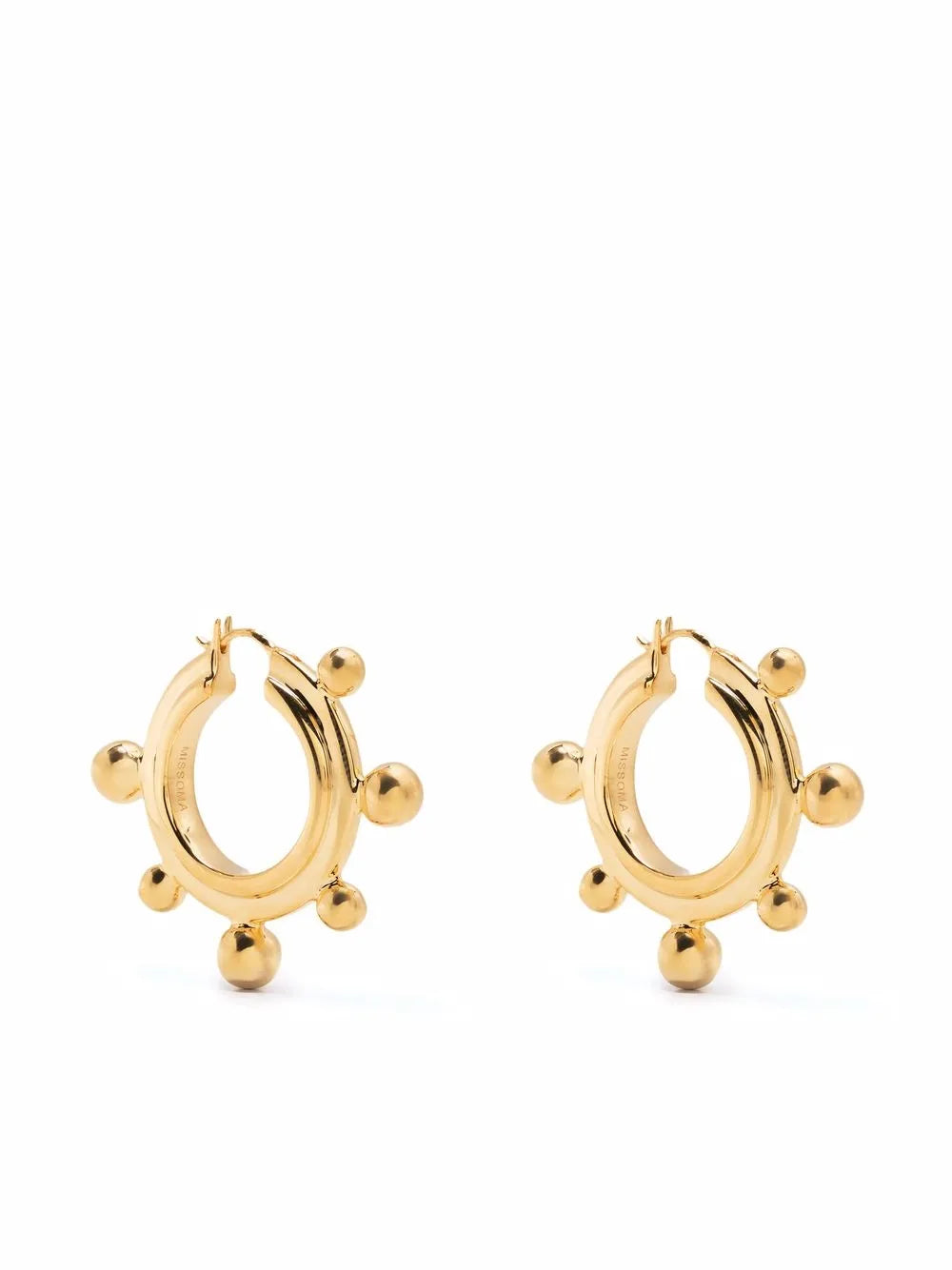 Missoma medium Sphere hoop earrings