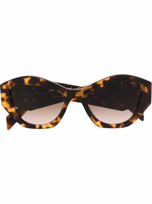 Prada Eyewear tortoiseshell oversize frame sunglasses