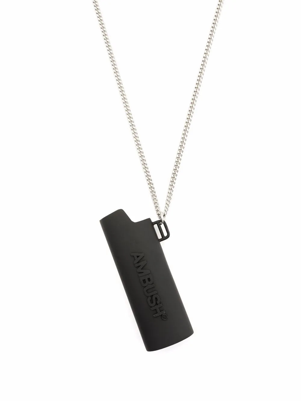 AMBUSH logo lighter case pendant necklace