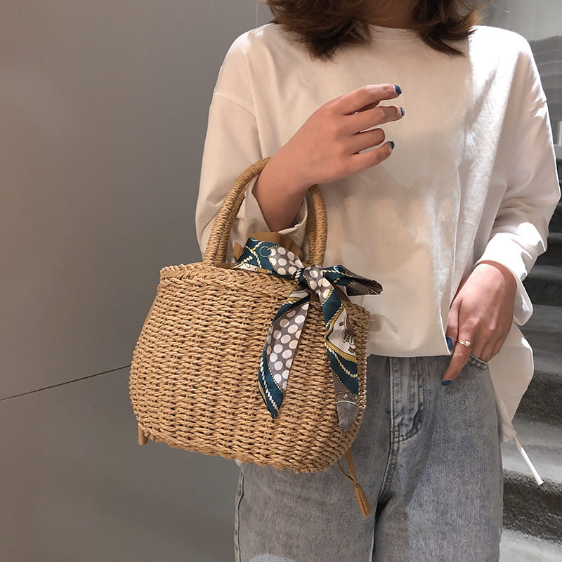 Women’s Hand-Woven Handbag – Trendy Handmade Bag