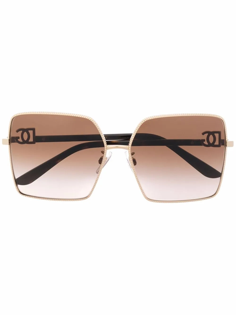 Dolce & Gabbana Eyewear Gros grain square frame sunglasses